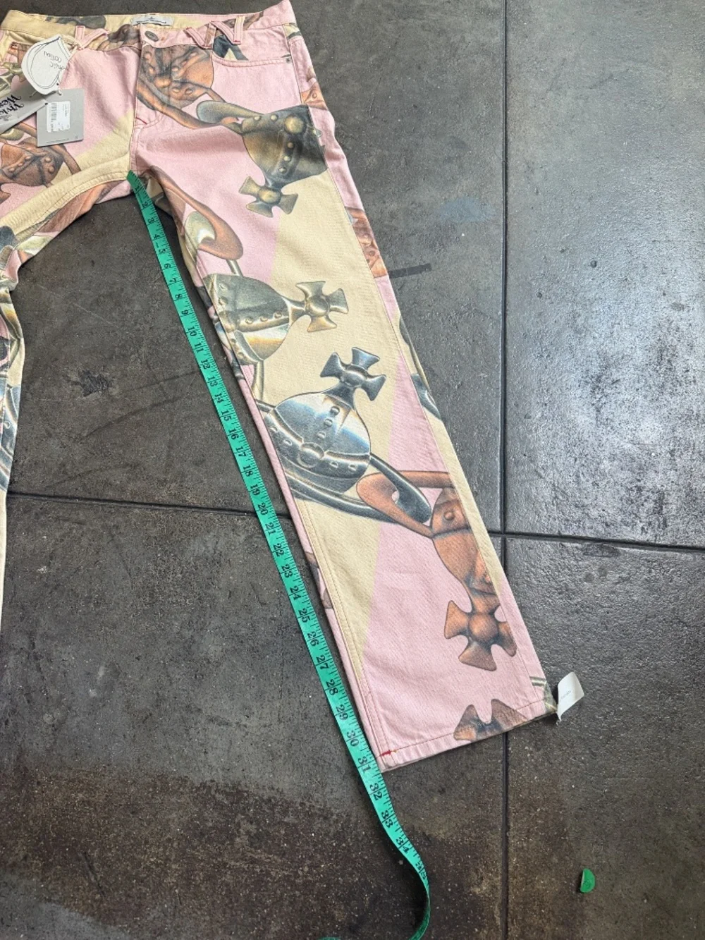 Vivienne Westwood New 530$ A/W 2022 over orb jeans w/ - Picture 4 of 11